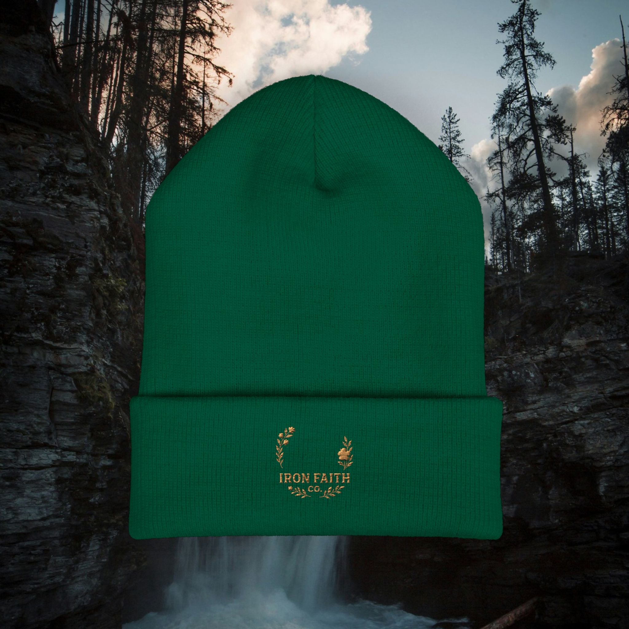 Iron Faith Embroidered Beanie