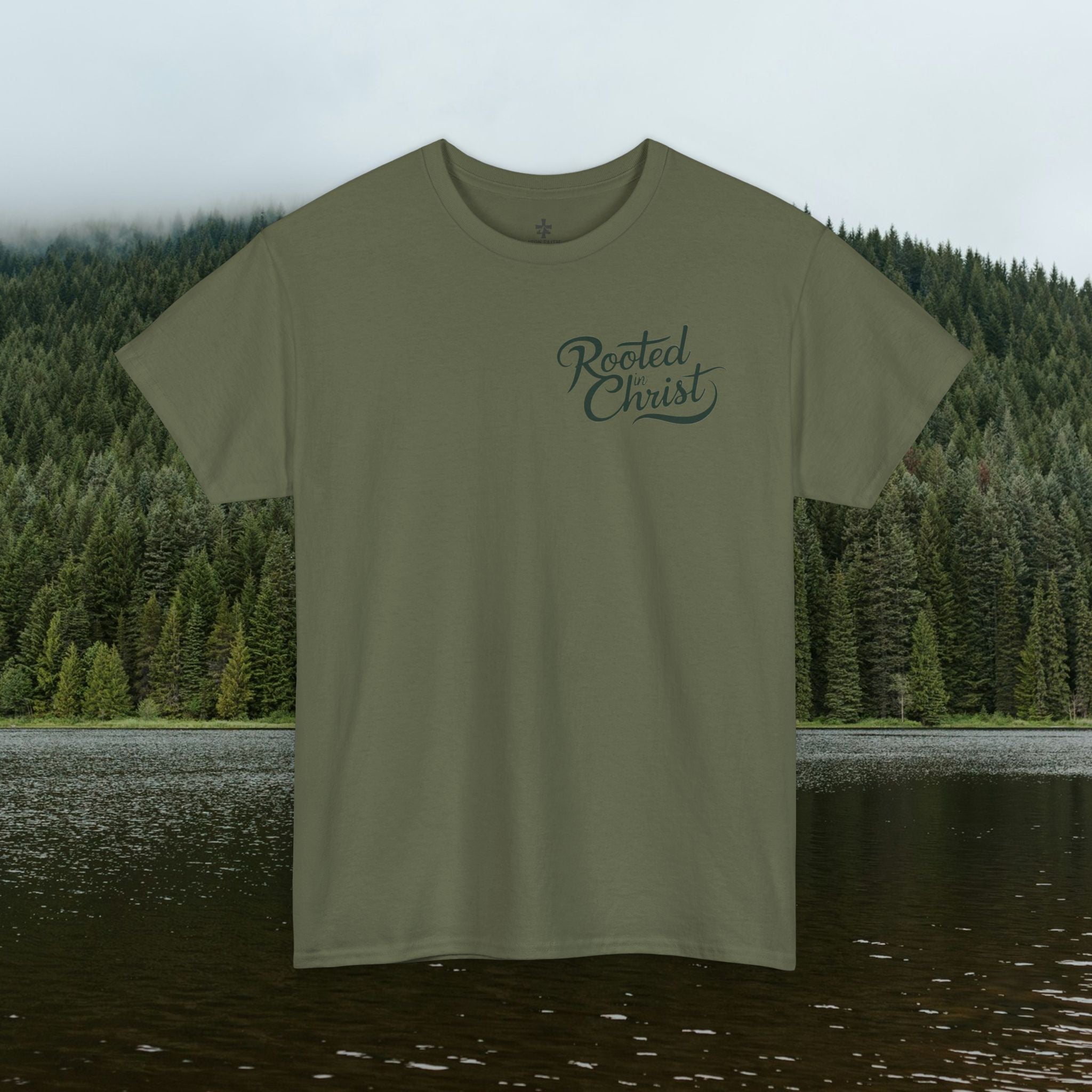 Iron Faith Co. | Rooted Christ Heavy Cotton Tee