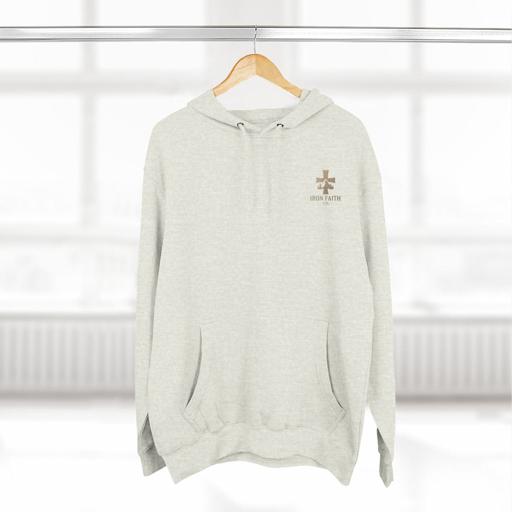 A Woman Who Fears The Lord Is Worthy Of Praise | Proverbs 31:30 | Iron Faith Co. |  Fleece Hoodie