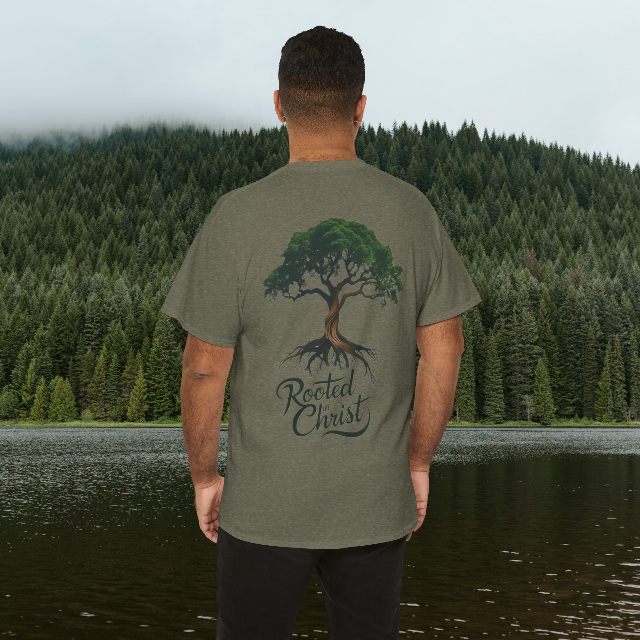 Iron Faith Co. | Rooted Christ Heavy Cotton Tee