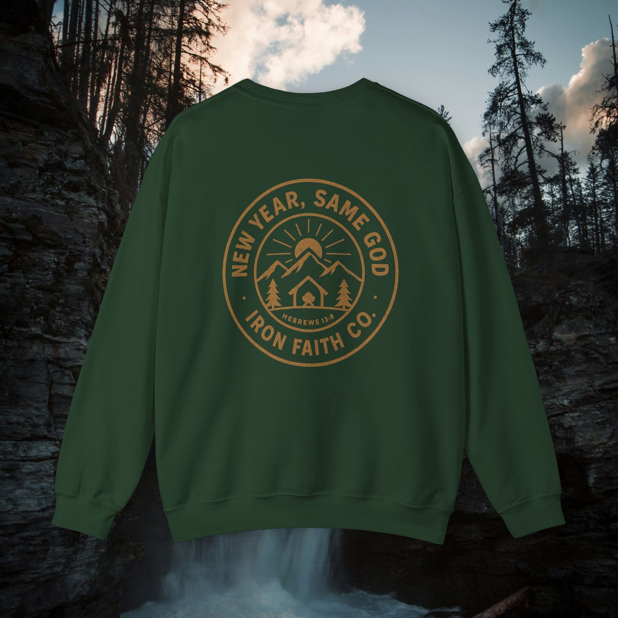 Iron Faith Co. 'New Year, Same God' Crewneck Sweatshirt