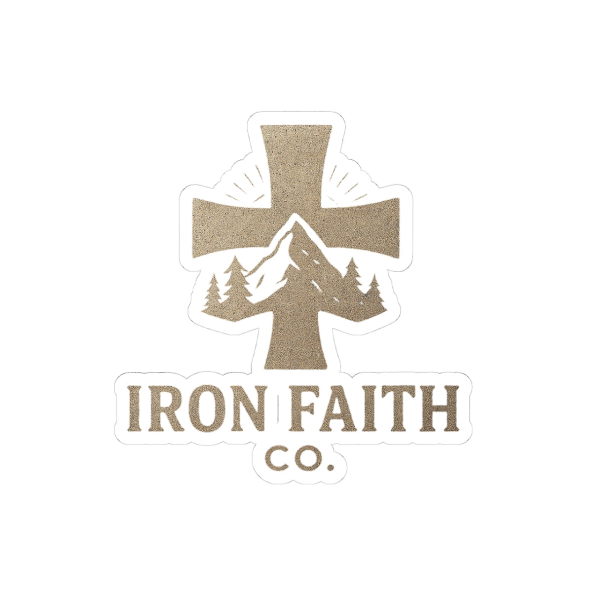 Moutain | Iron Faith Co. | Kiss-Cut Stickers