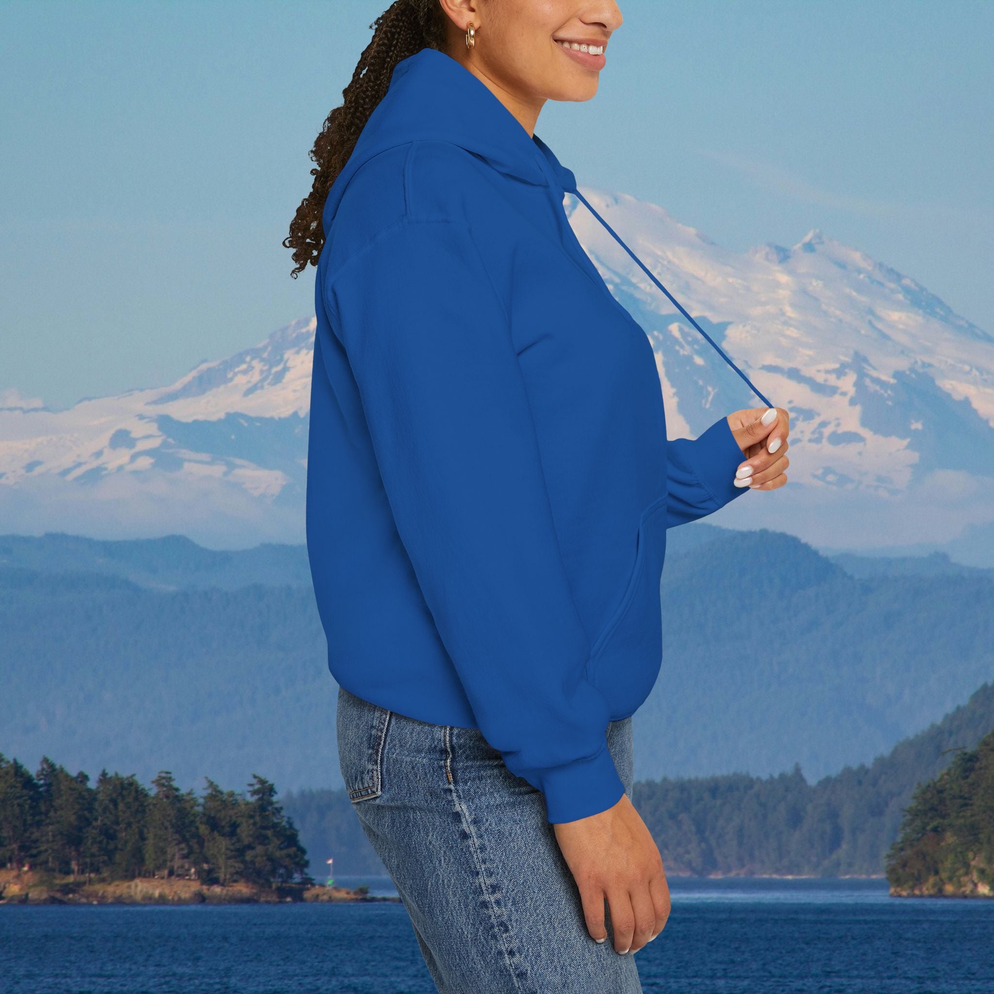 Find purpose in wilderness| Iron Faith Co. | Comfortable Heavy Blend Sweatshirt