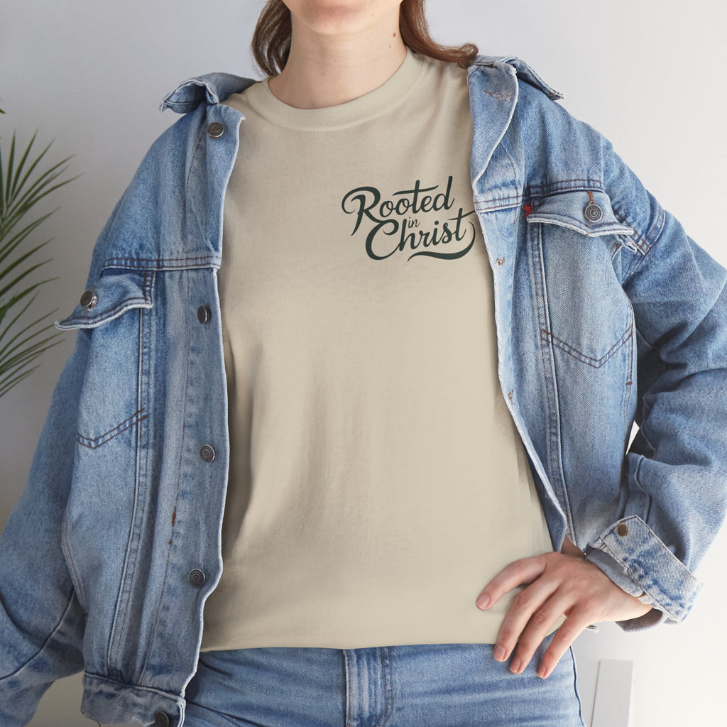 Iron Faith Co. | Rooted Christ Heavy Cotton Tee