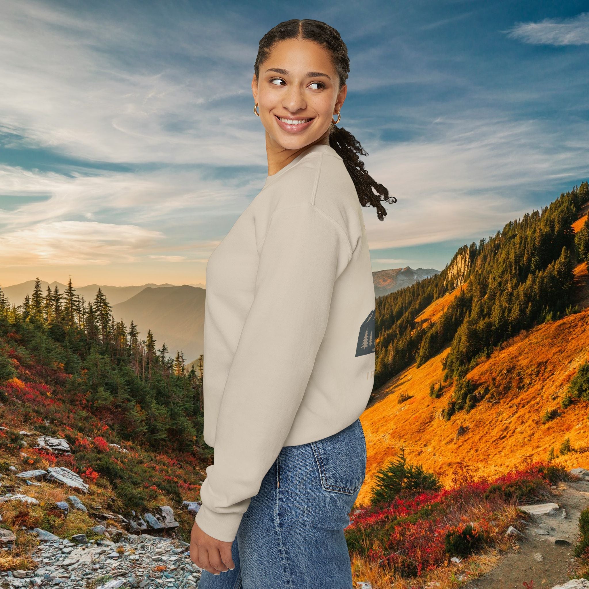 Be strong and courageous Joshua 1:9 | forged by Faith | Iron Faith Co. | Crewneck Sweatshirt