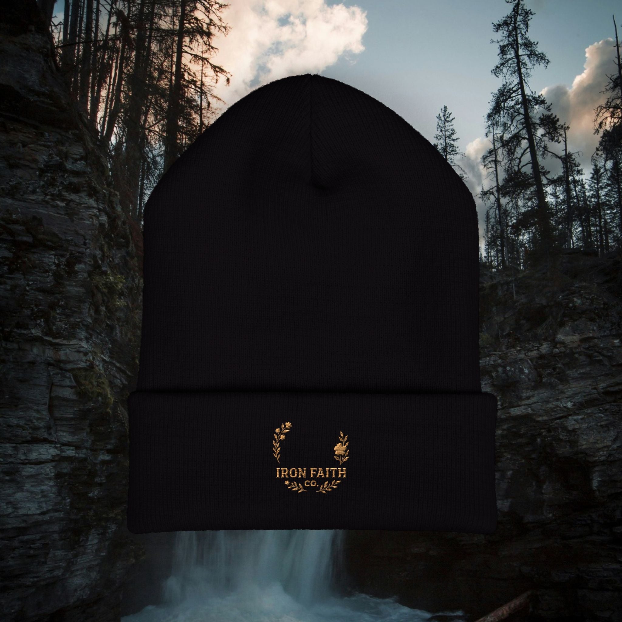 Iron Faith Embroidered Beanie