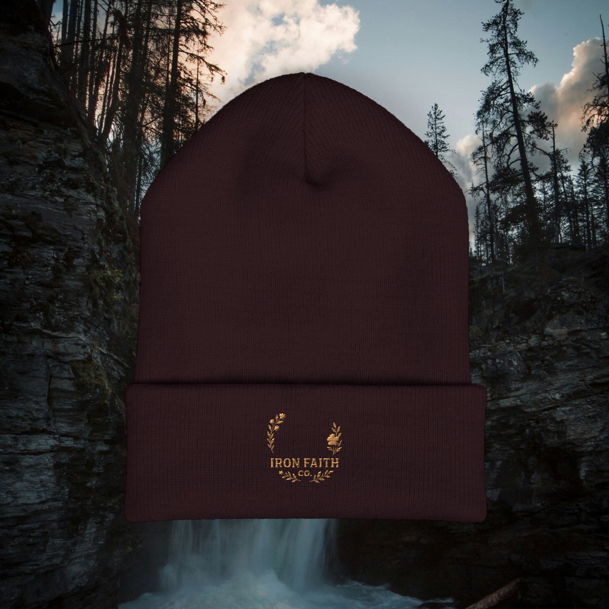 Iron Faith Embroidered Beanie