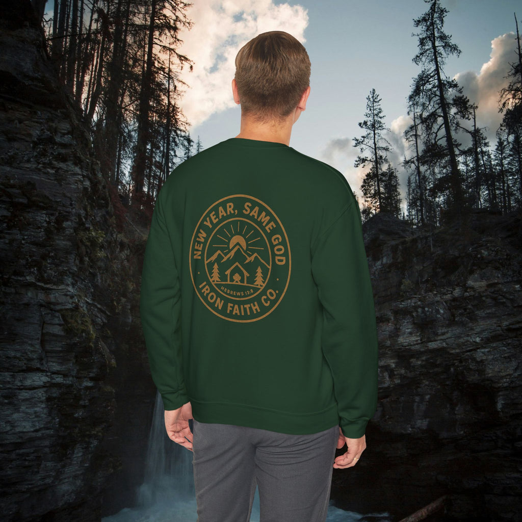 Iron Faith Co. 'New Year, Same God' Crewneck Sweatshirt