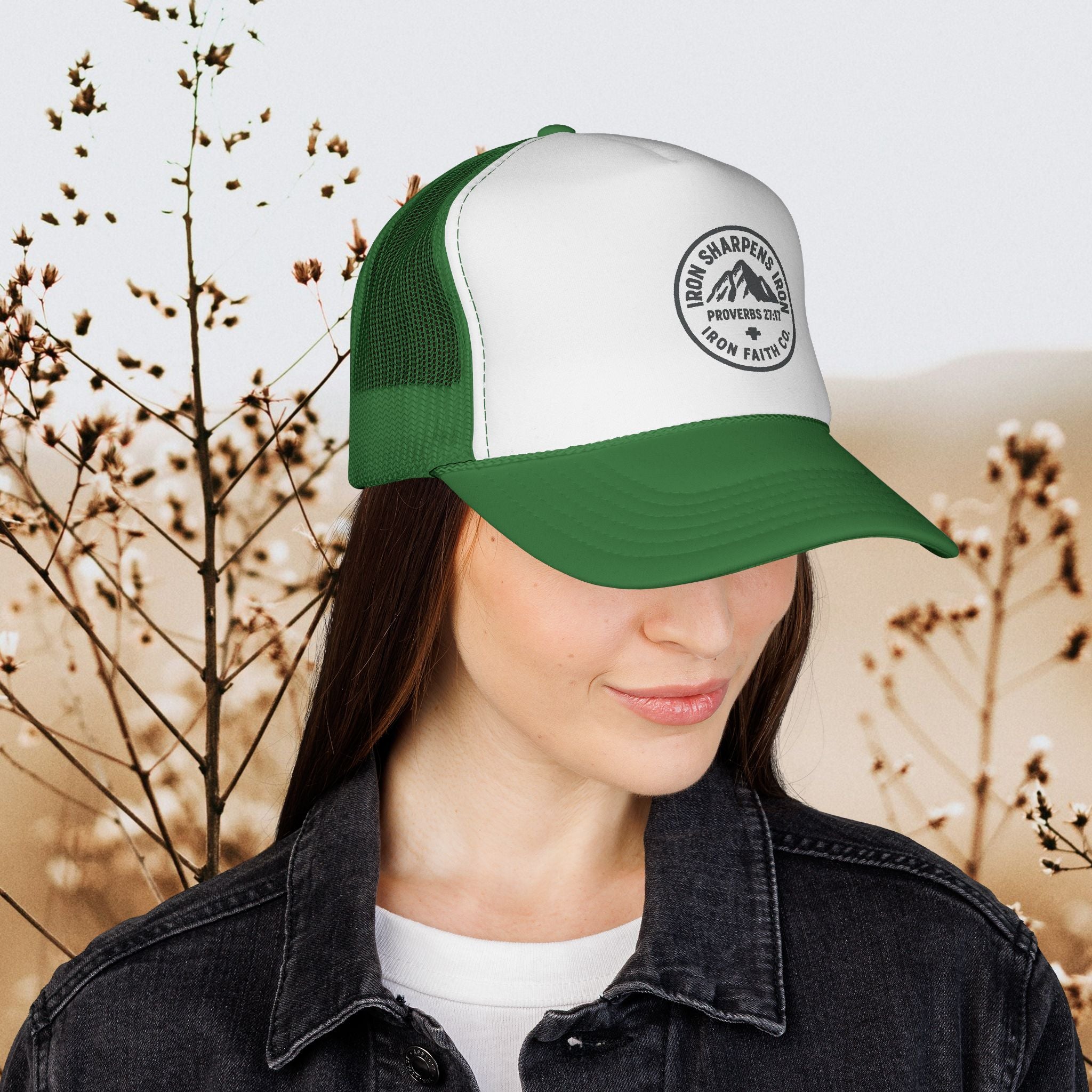 Iron Faith Co. | Iron sharpens iron | Trucker Cap