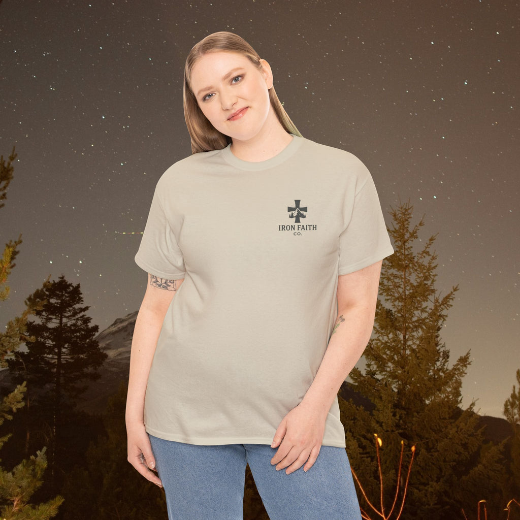 Iron Faith Co | Not Perfect, Just Forgiven - Unisex Heavy Cotton T-Shirt