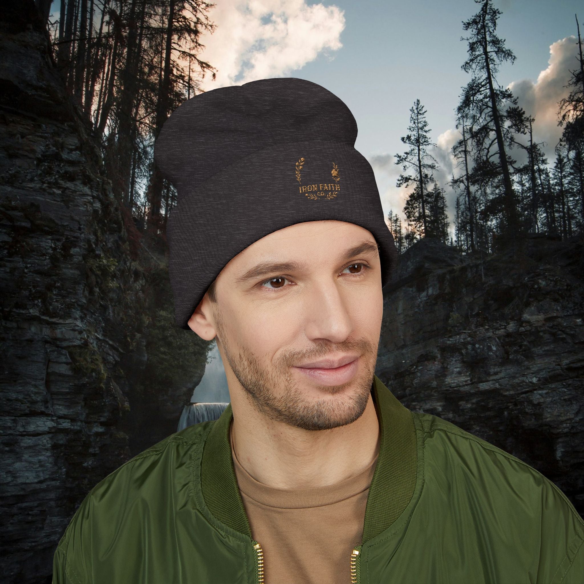 Iron Faith Embroidered Beanie