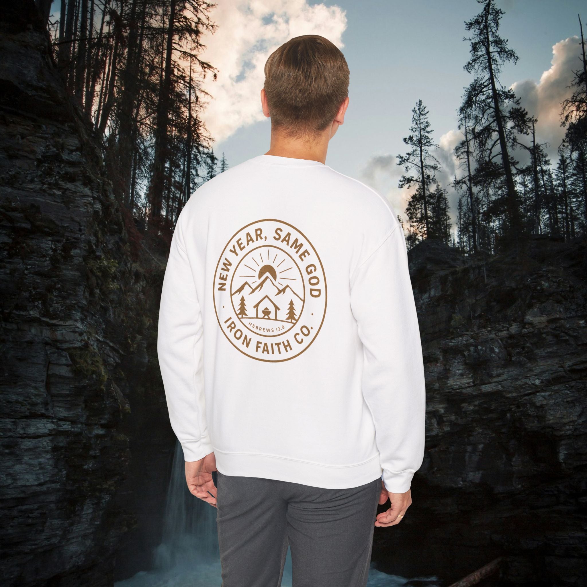 Iron Faith Co. 'New Year, Same God' Crewneck Sweatshirt