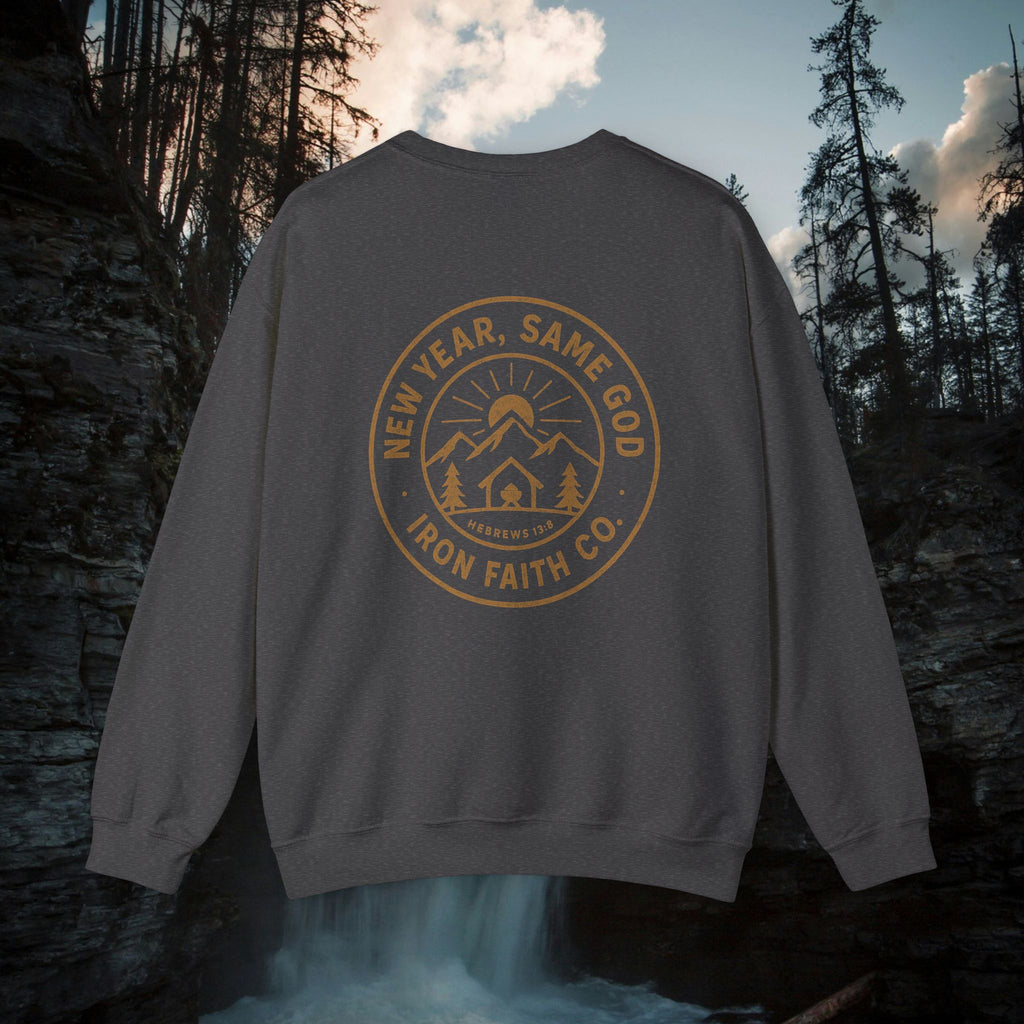 Iron Faith Co. 'New Year, Same God' Crewneck Sweatshirt