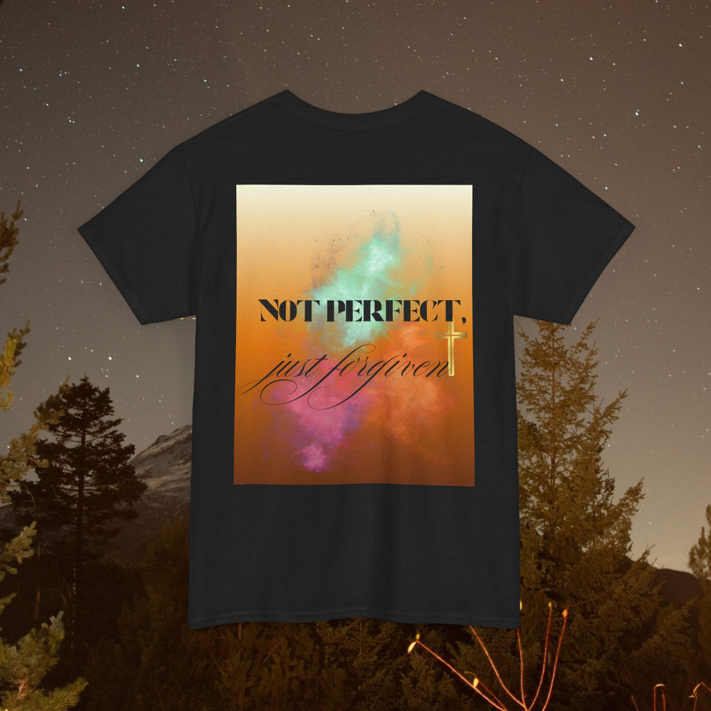 Iron Faith Co | Not Perfect, Just Forgiven - Unisex Heavy Cotton T-Shirt
