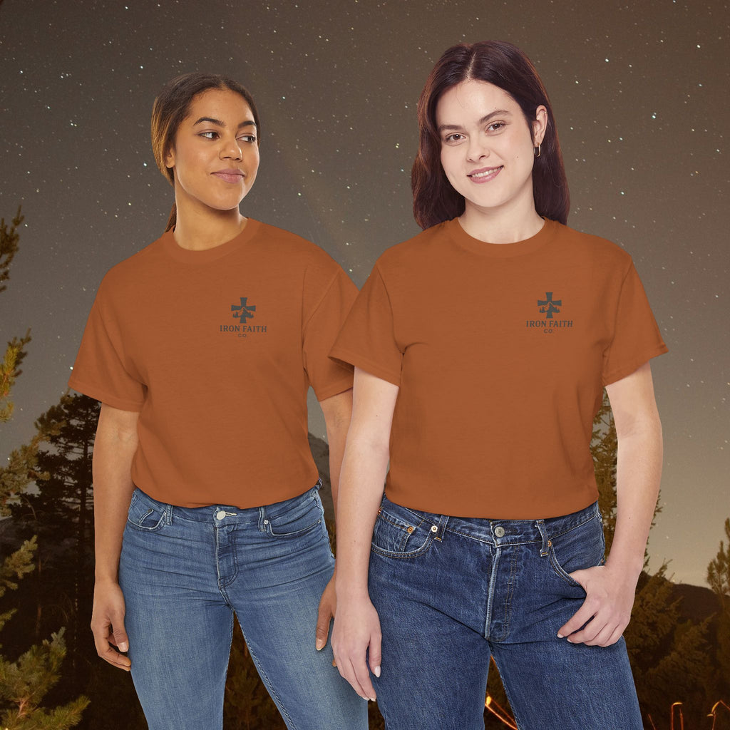 Iron Faith Co | Not Perfect, Just Forgiven - Unisex Heavy Cotton T-Shirt