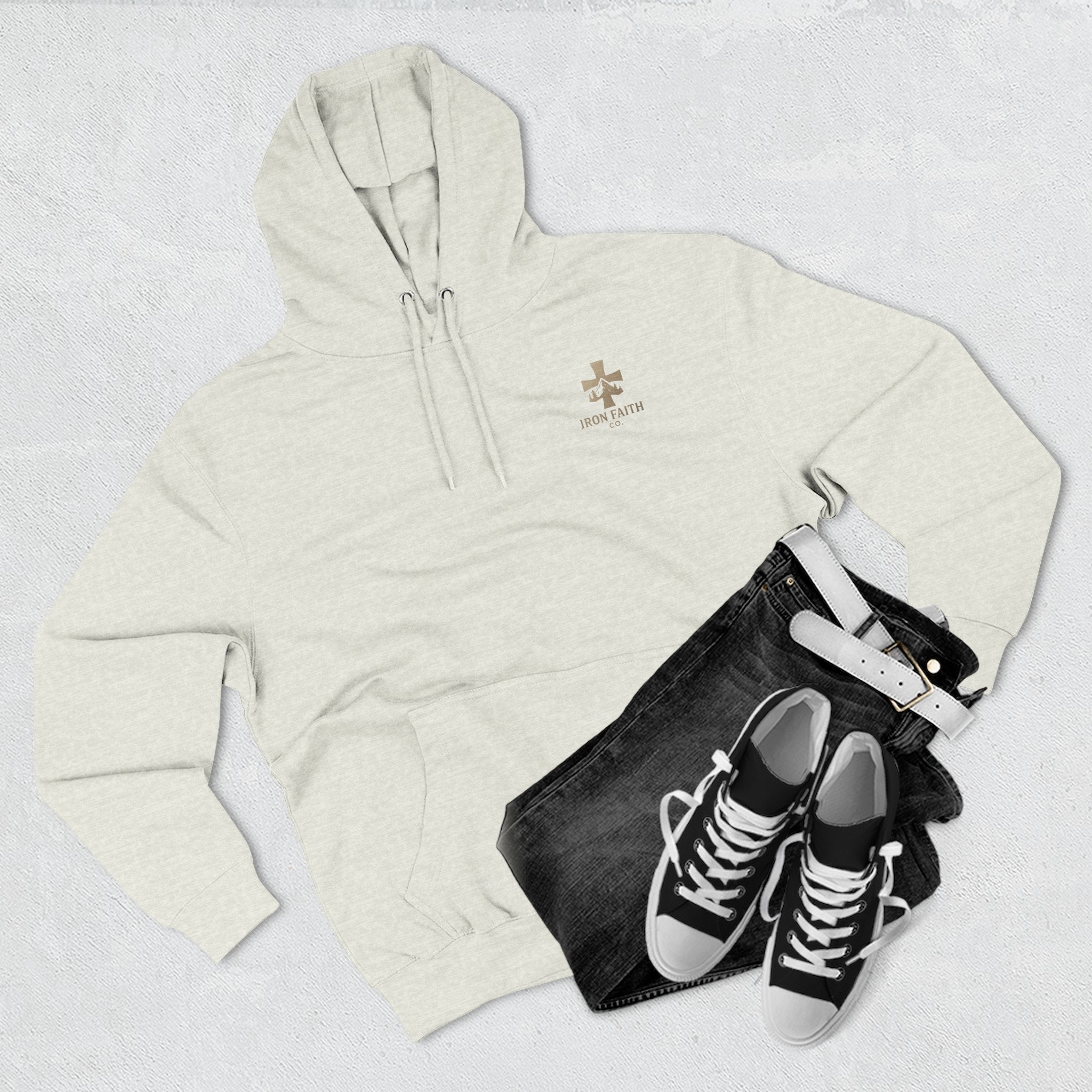 A Woman Who Fears The Lord Is Worthy Of Praise | Proverbs 31:30 | Iron Faith Co. |  Fleece Hoodie
