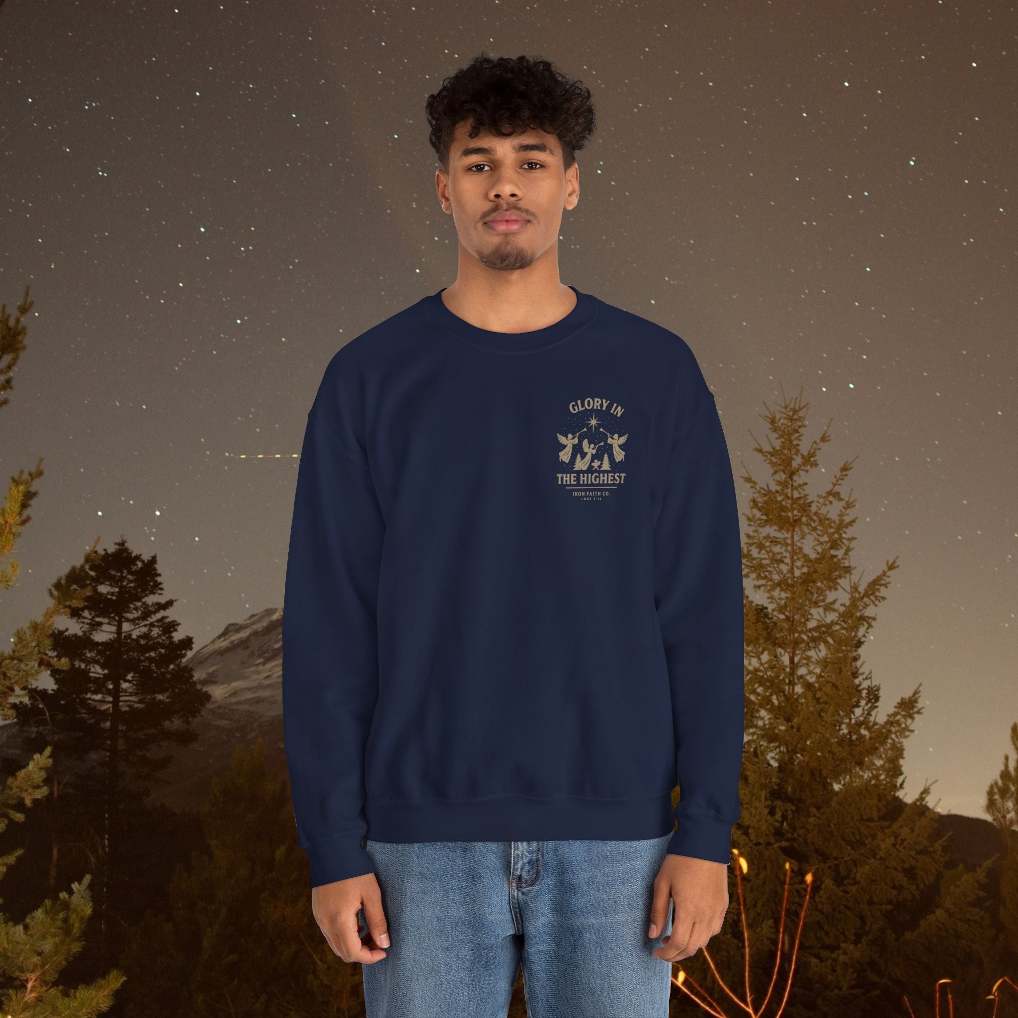 Hope Was Born This Night Sweatshirt - IronFaithCo.