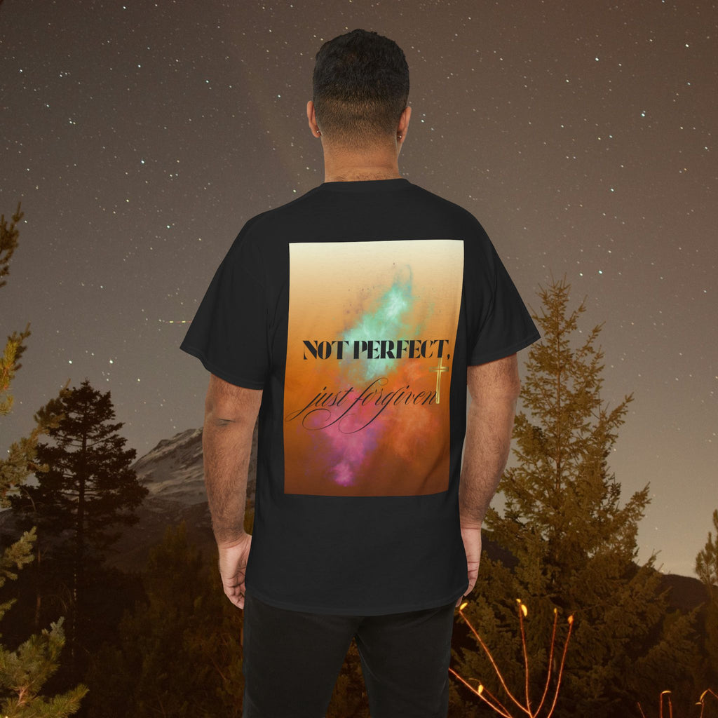 Iron Faith Co | Not Perfect, Just Forgiven - Unisex Heavy Cotton T-Shirt