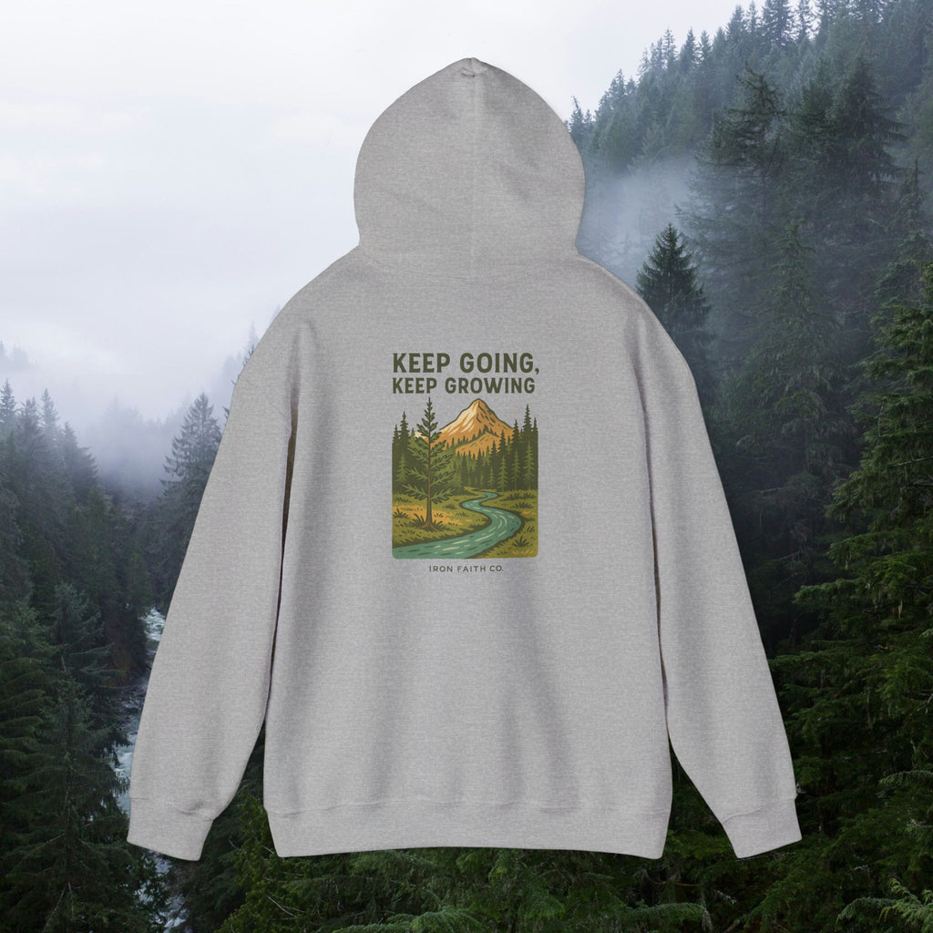 Find purpose in wilderness| Iron Faith Co. | Comfortable Heavy Blend Sweatshirt