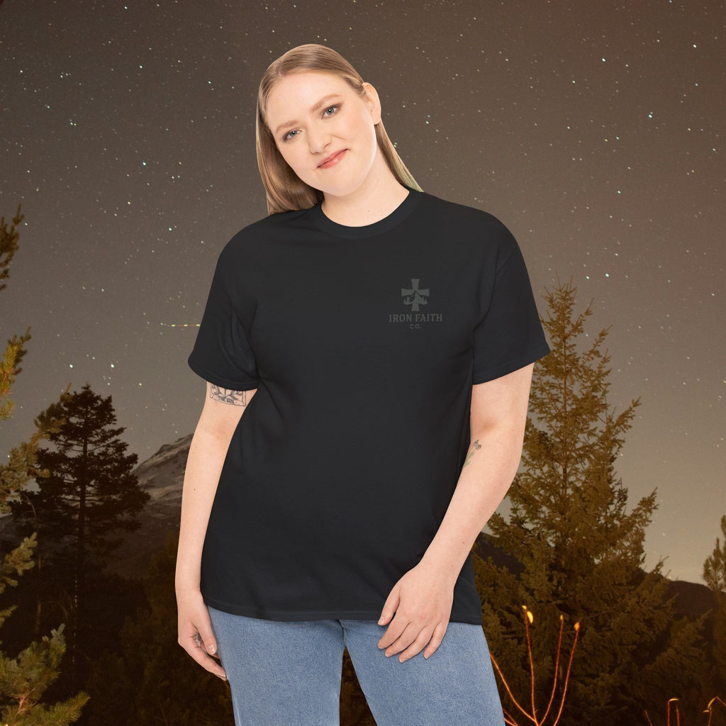 Iron Faith Co | Not Perfect, Just Forgiven - Unisex Heavy Cotton T-Shirt