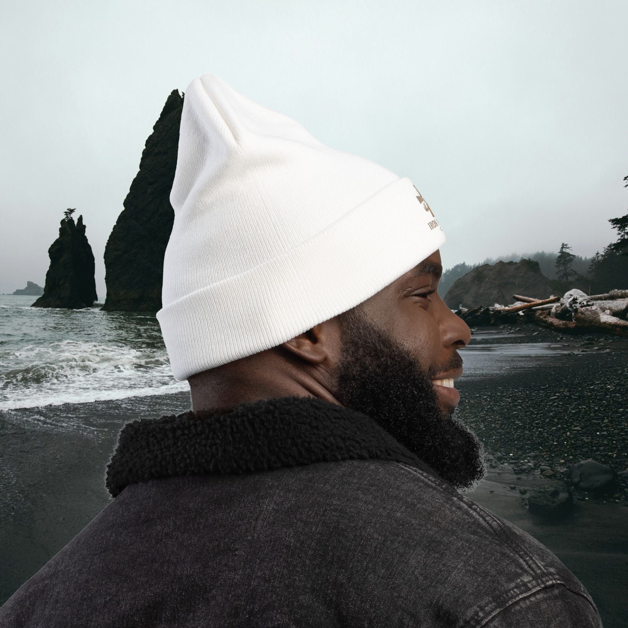 Iron Faith Co. | Knit Beanie (Embroidery)