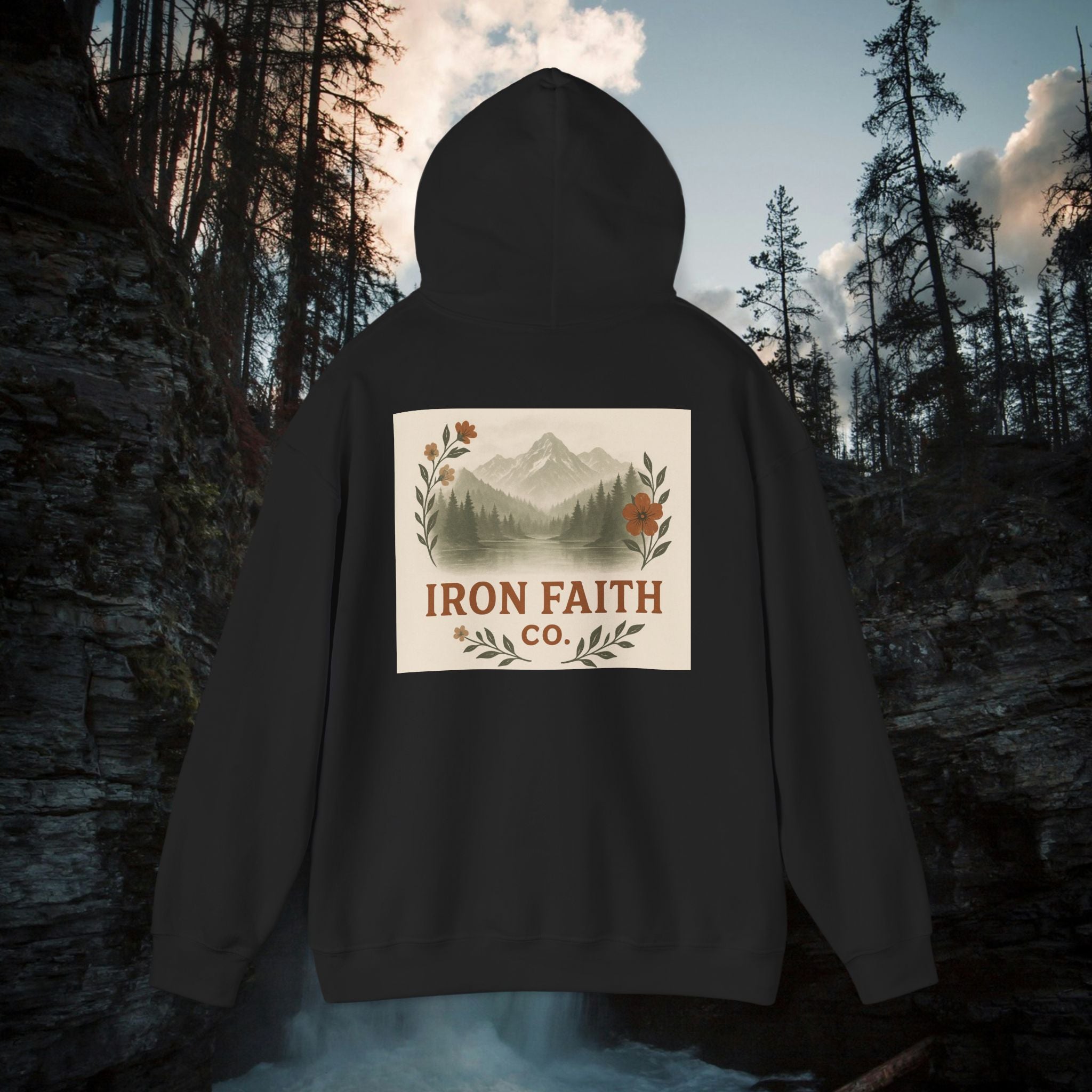Iron Faith Co. Mountain Logo Pullover