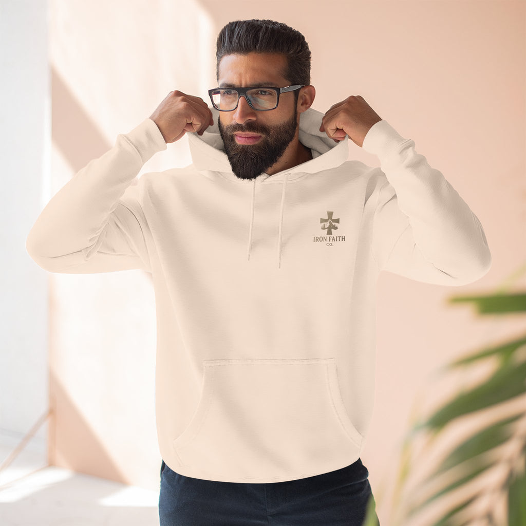 A Woman Who Fears The Lord Is Worthy Of Praise | Proverbs 31:30 | Iron Faith Co. |  Fleece Hoodie