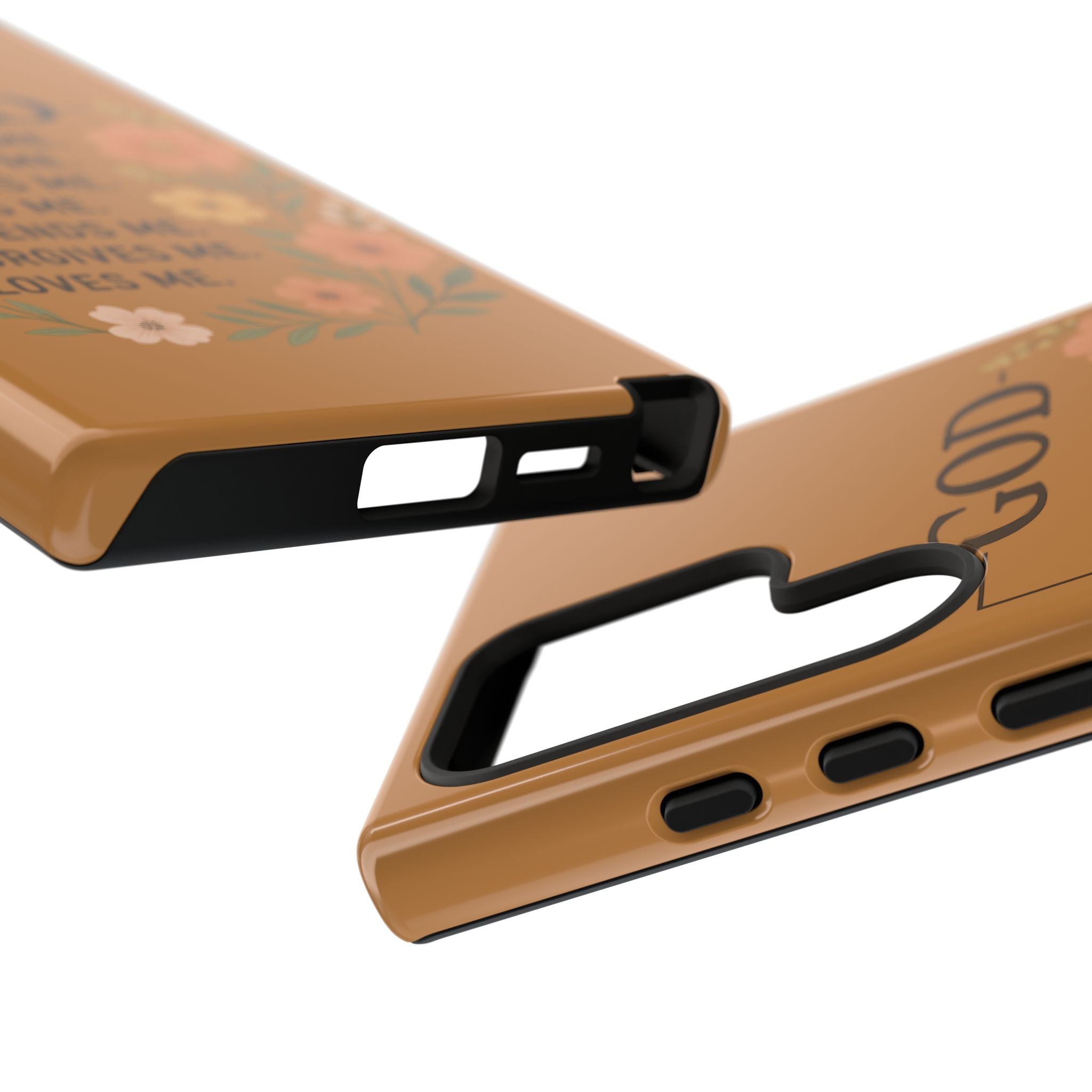 "GOD Designed Me" Floral iPhone Case