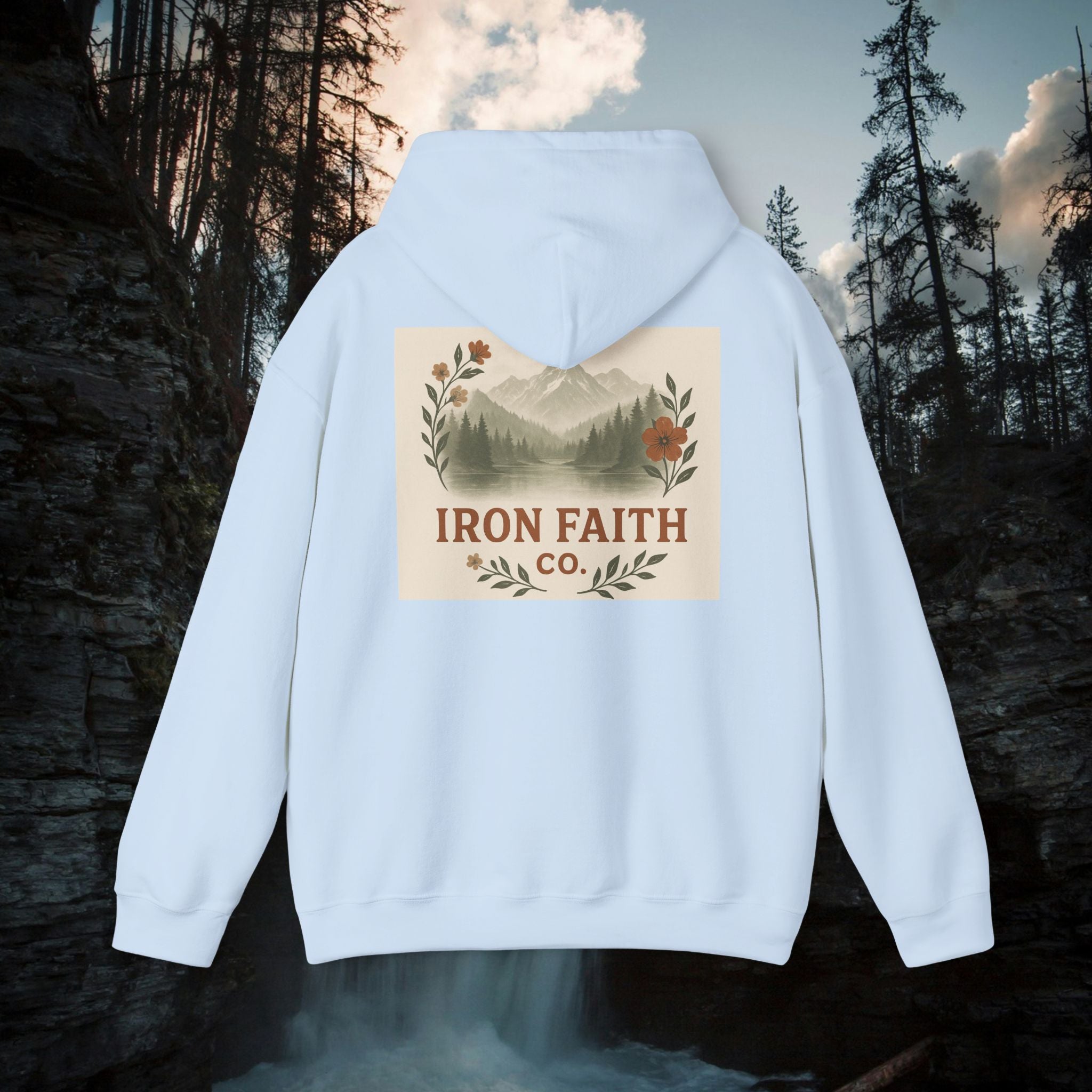 Iron Faith Co. Mountain Logo Pullover