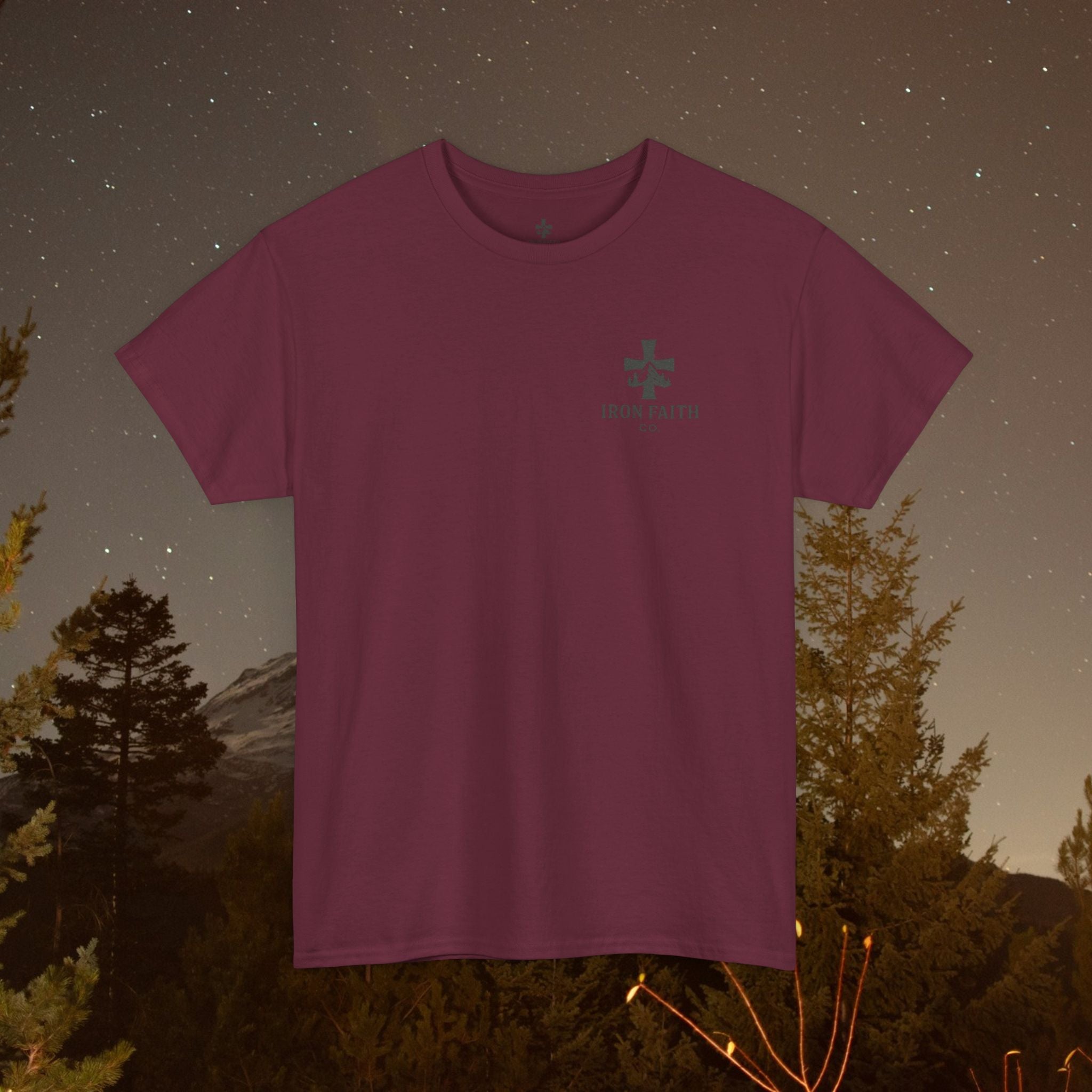 Iron Faith Co | Not Perfect, Just Forgiven - Unisex Heavy Cotton T-Shirt