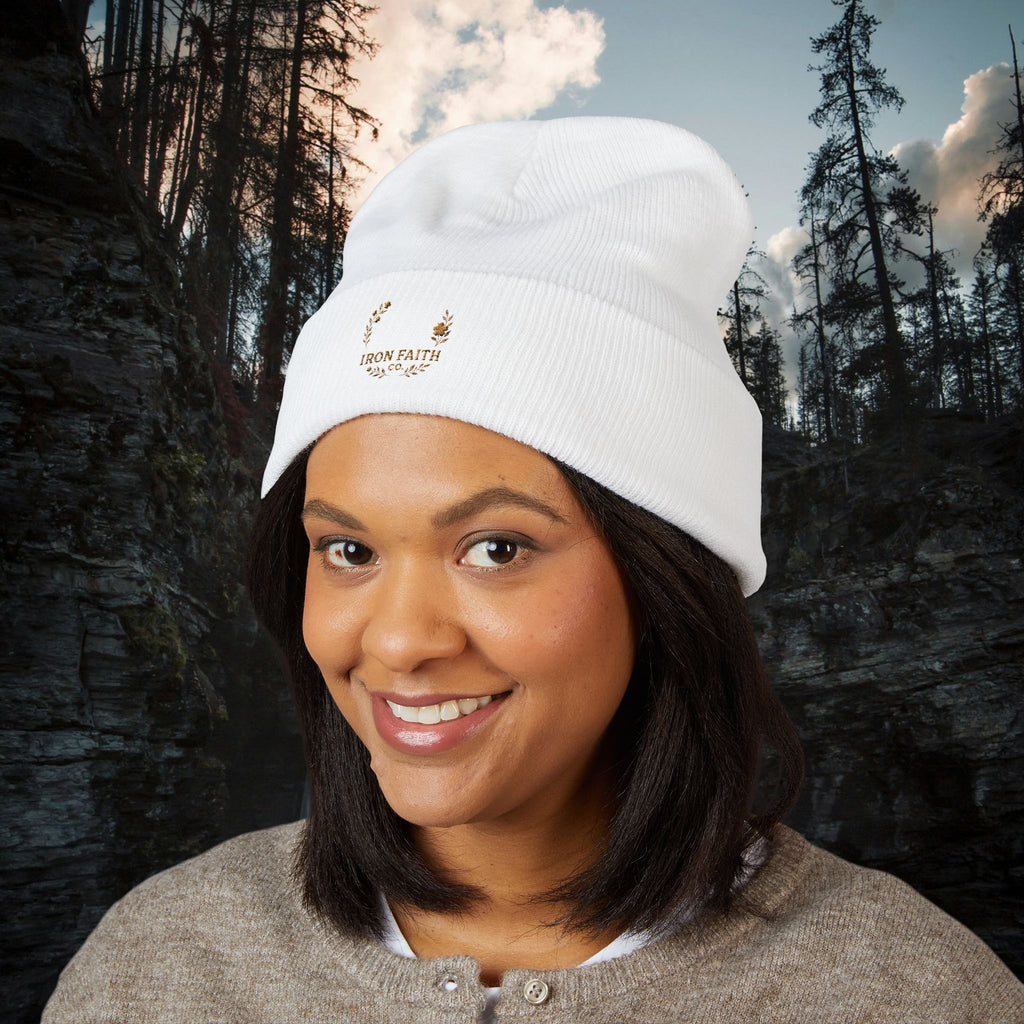 Iron Faith Embroidered Beanie