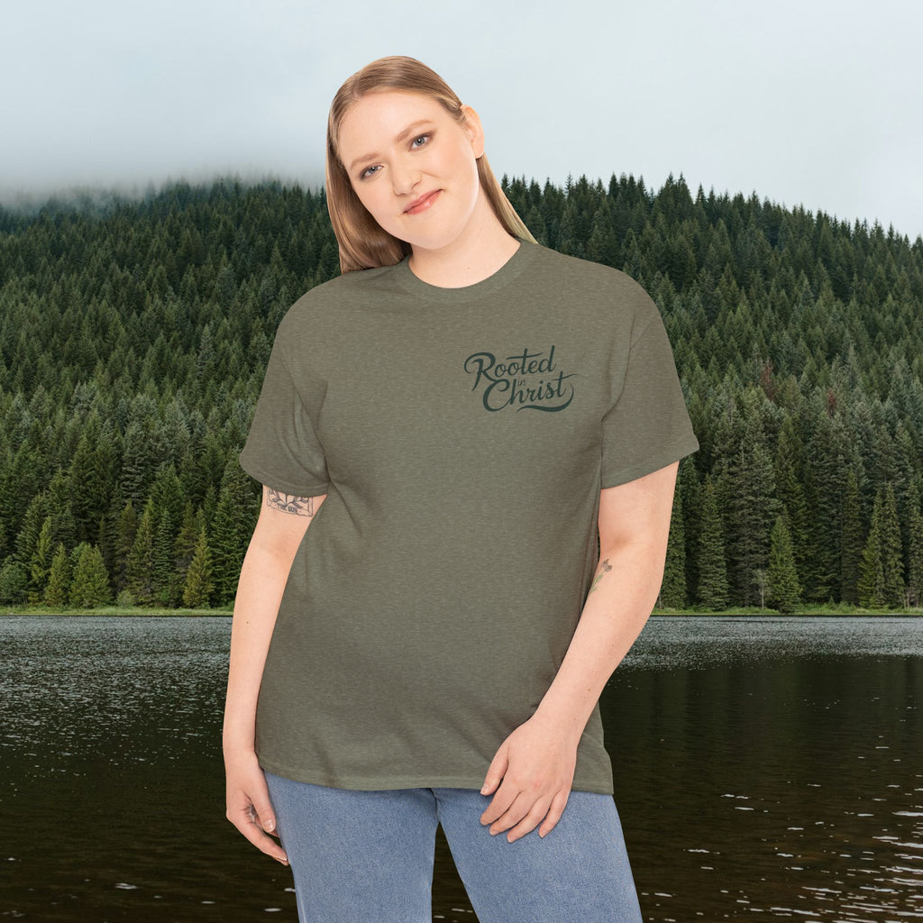 Iron Faith Co. | Rooted Christ Heavy Cotton Tee