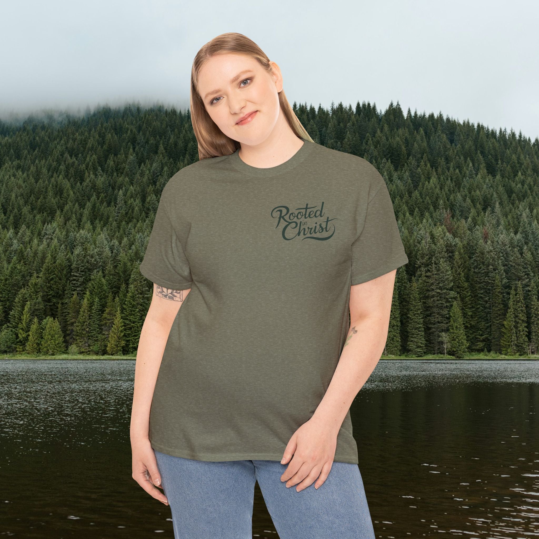 Iron Faith Co. | Rooted Christ Heavy Cotton Tee