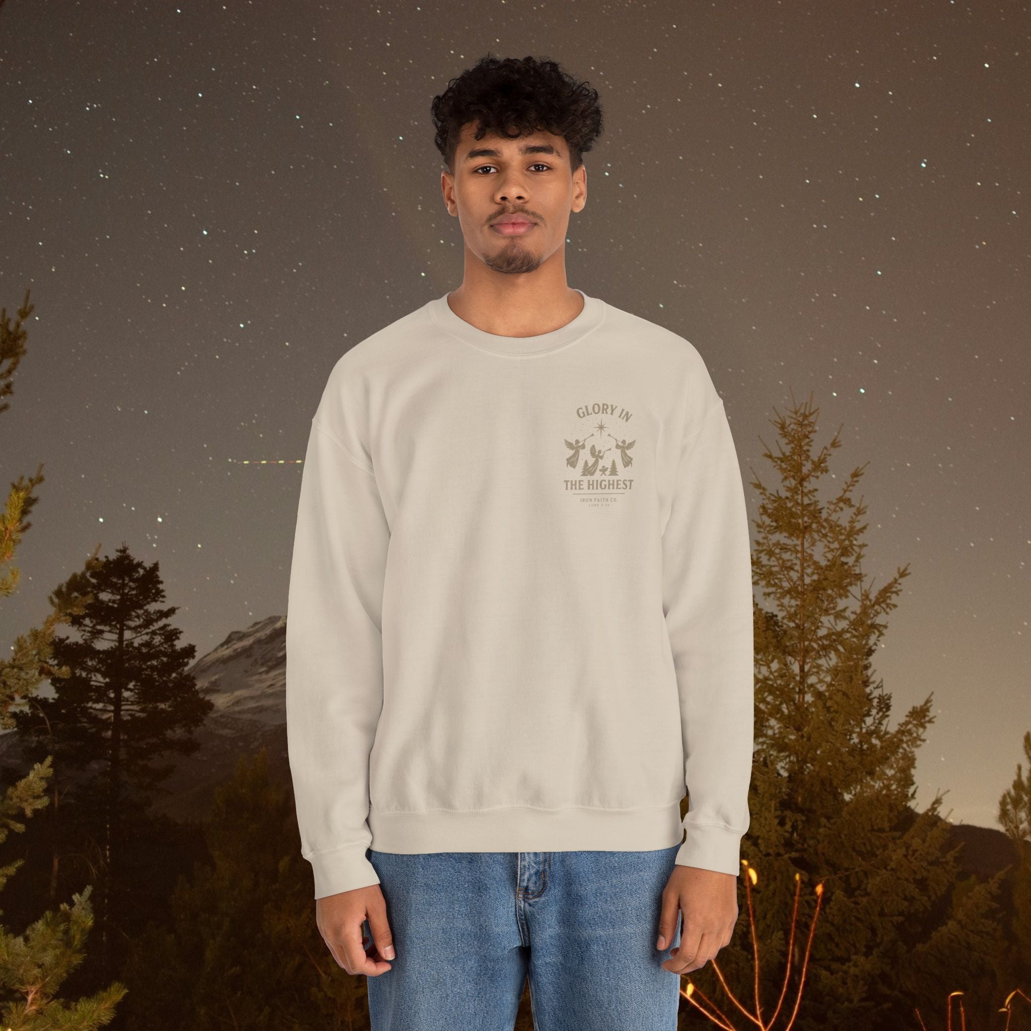 Hope Was Born This Night Sweatshirt - IronFaithCo.