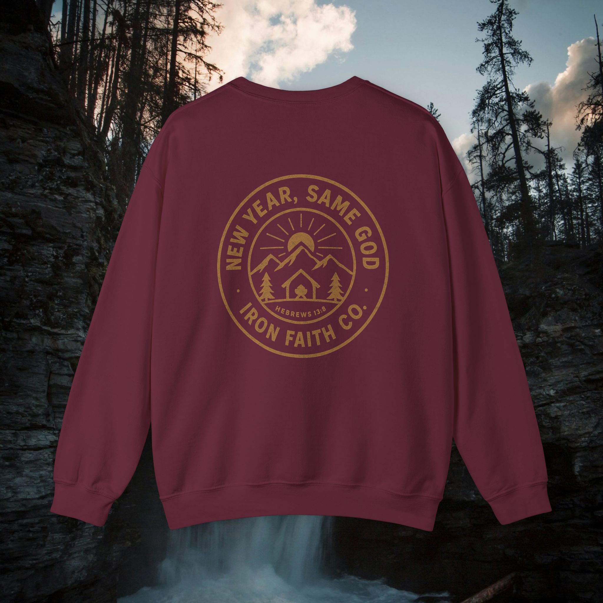 Iron Faith Co. 'New Year, Same God' Crewneck Sweatshirt