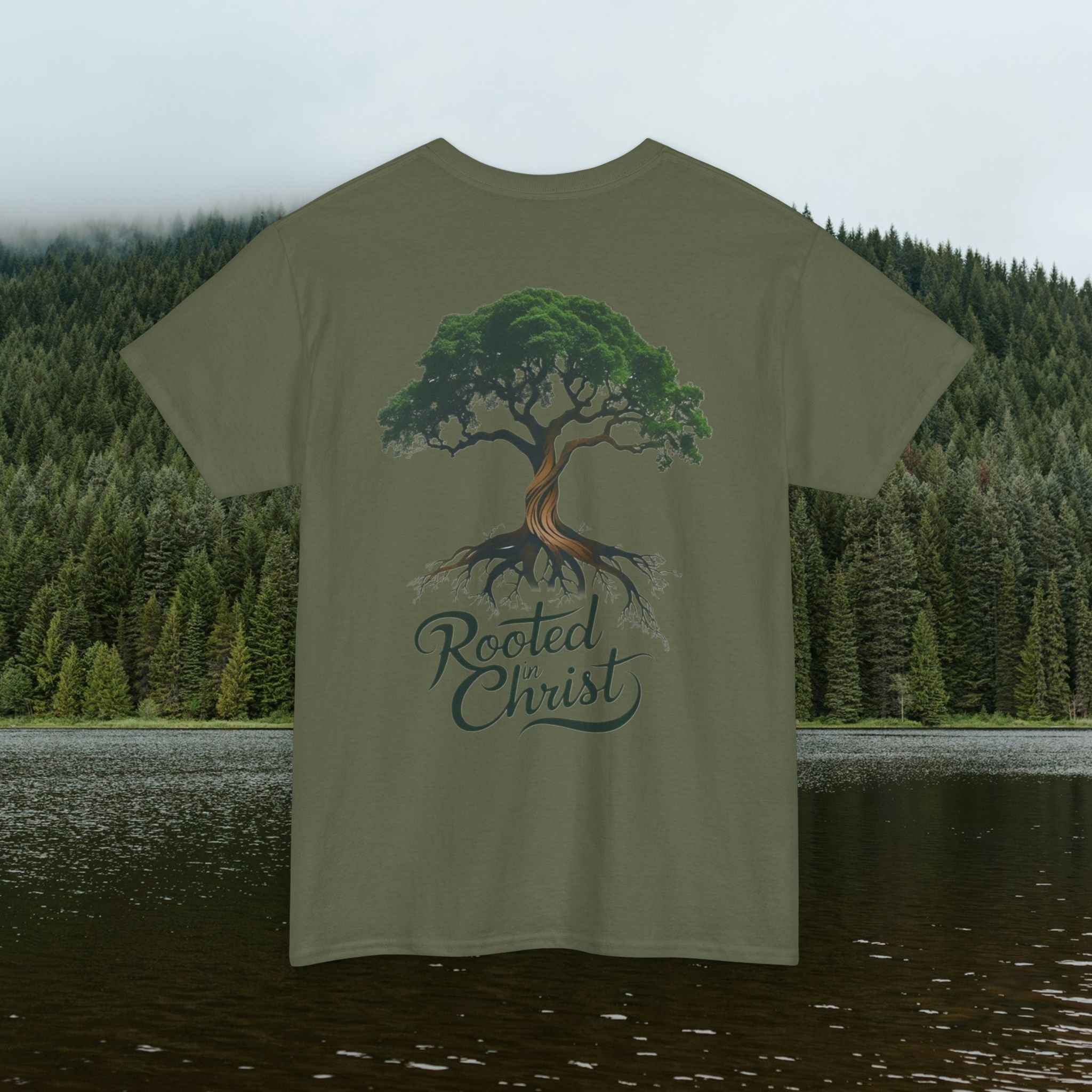 Iron Faith Co. | Rooted Christ Heavy Cotton Tee