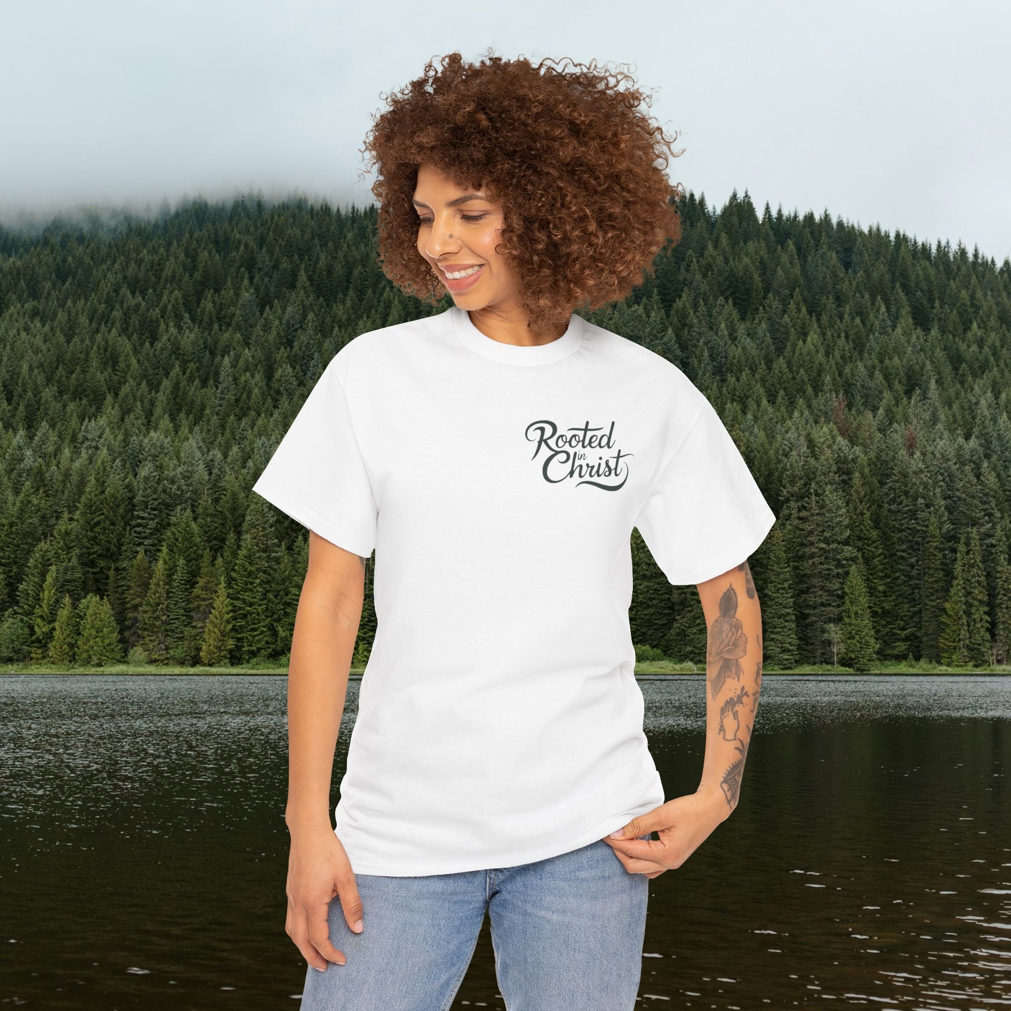Iron Faith Co. | Rooted Christ Heavy Cotton Tee