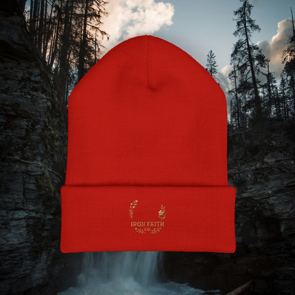 Iron Faith Embroidered Beanie