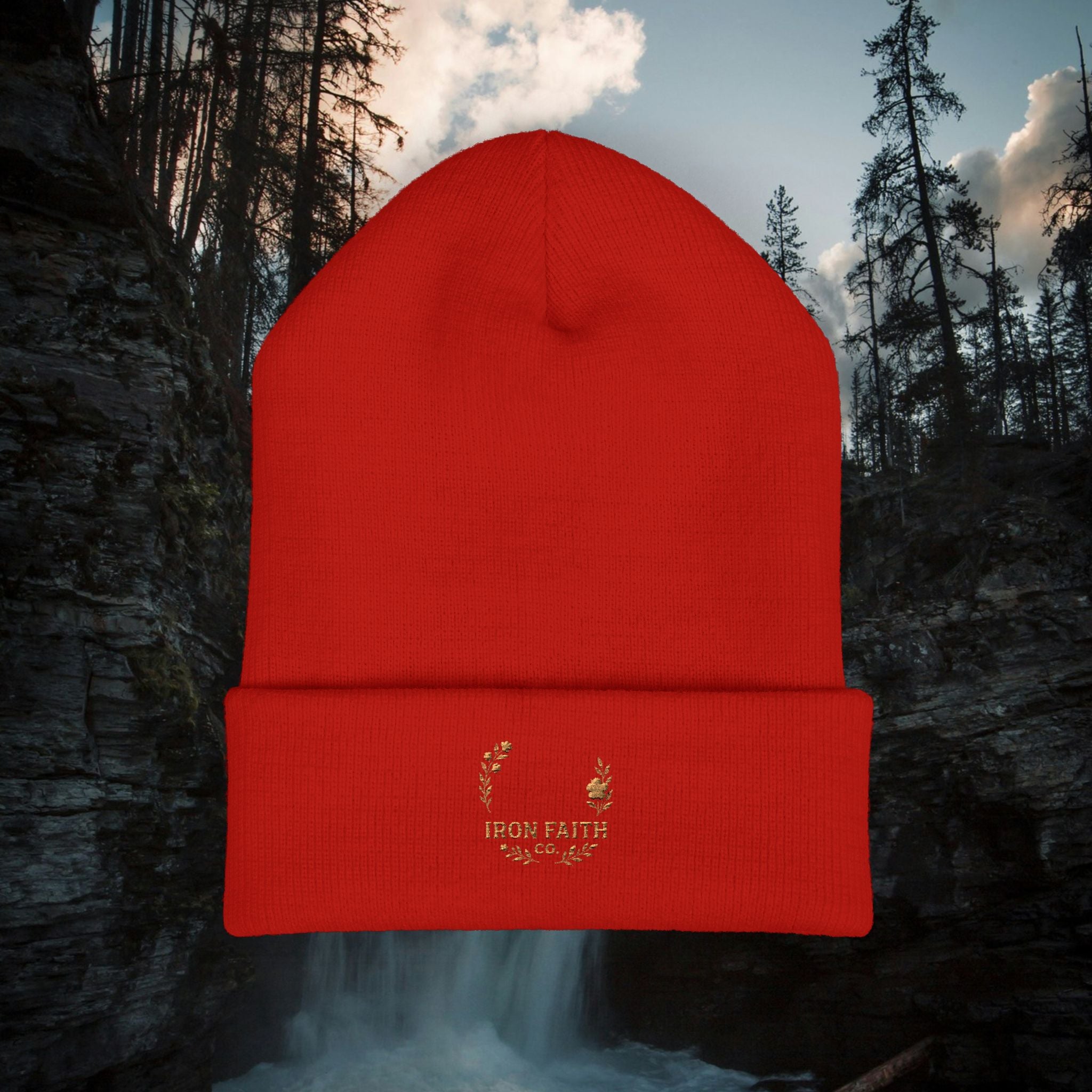 Iron Faith Embroidered Beanie