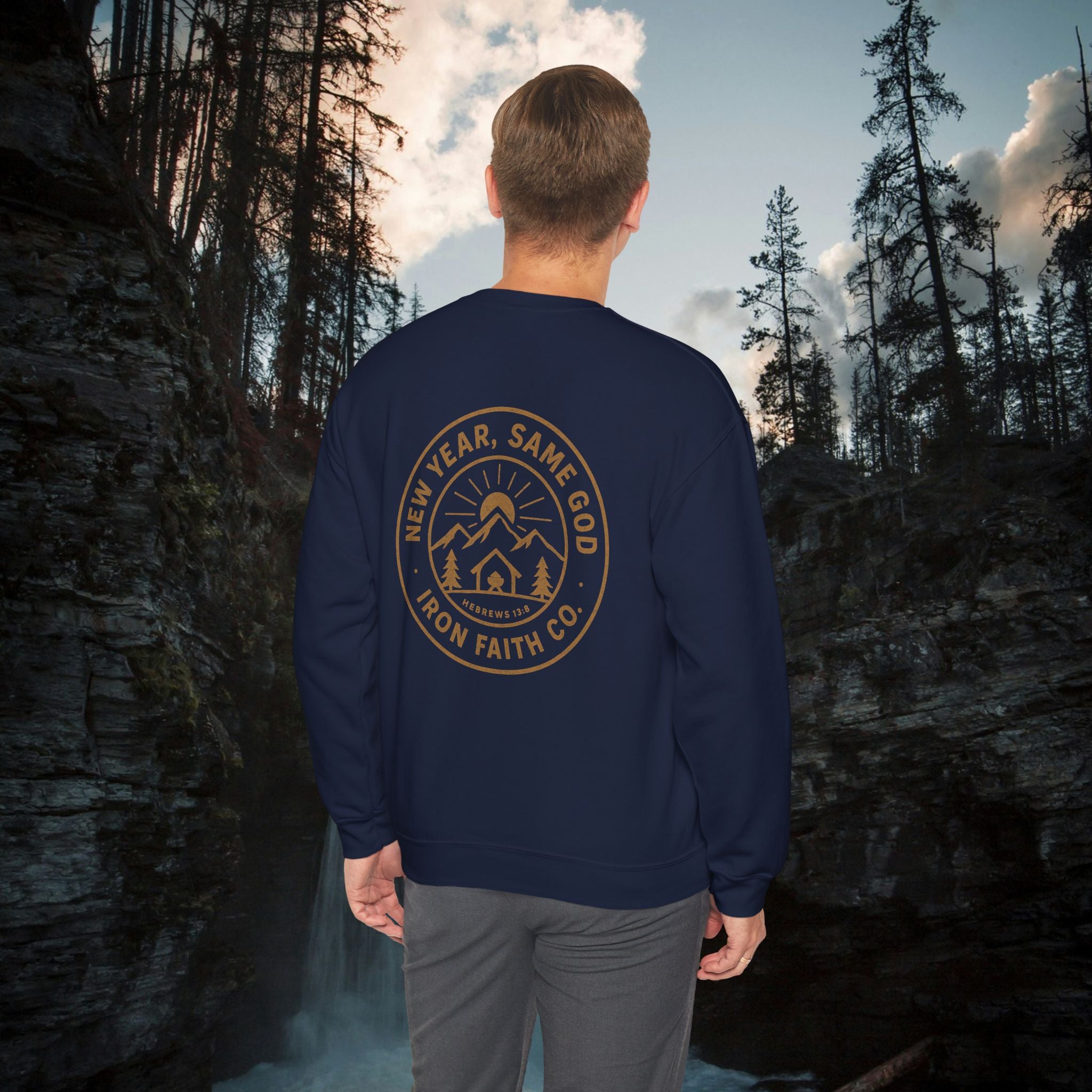Iron Faith Co. 'New Year, Same God' Crewneck Sweatshirt