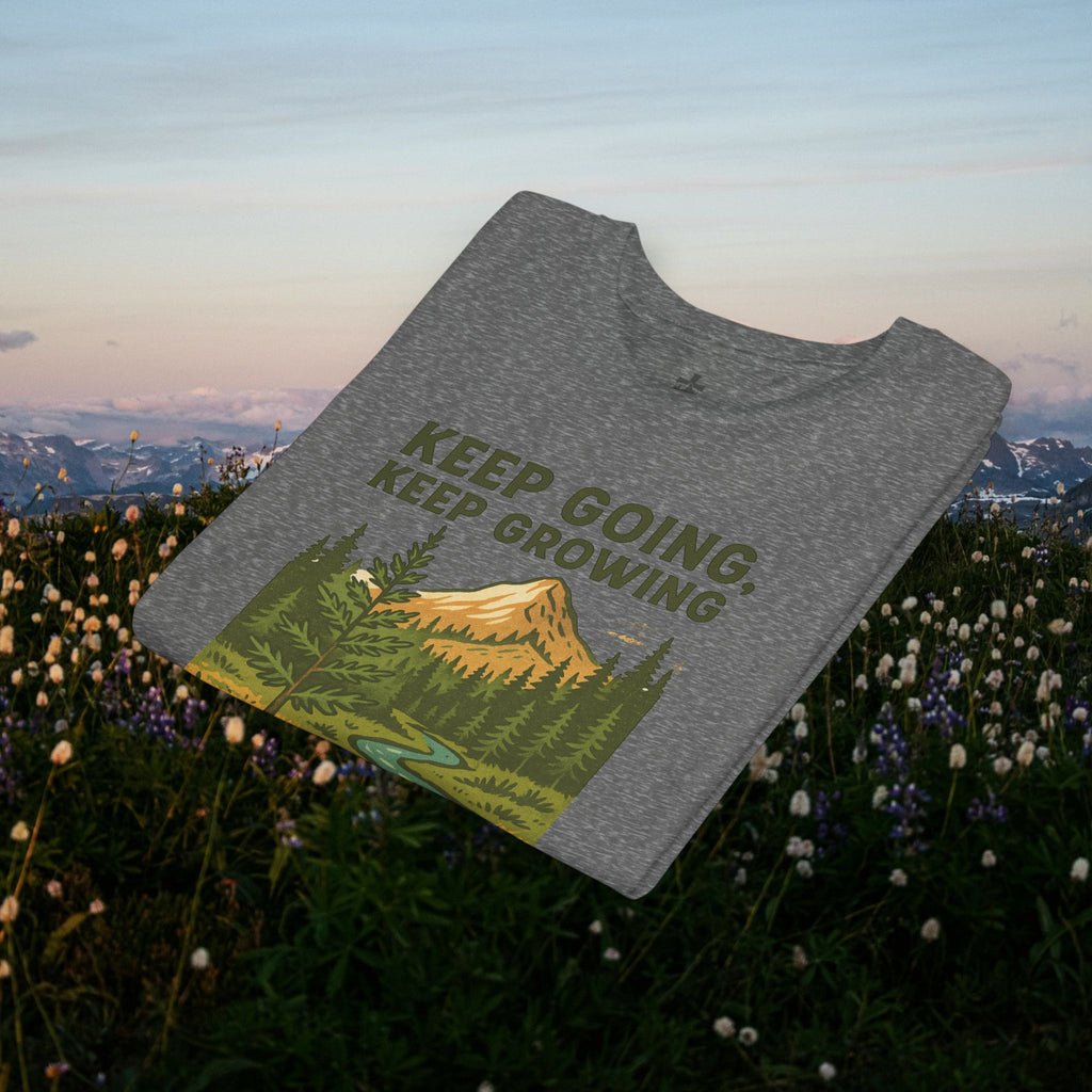 Keep going keep growing | Iron Faith Co. | Youth Short Sleeve Tee