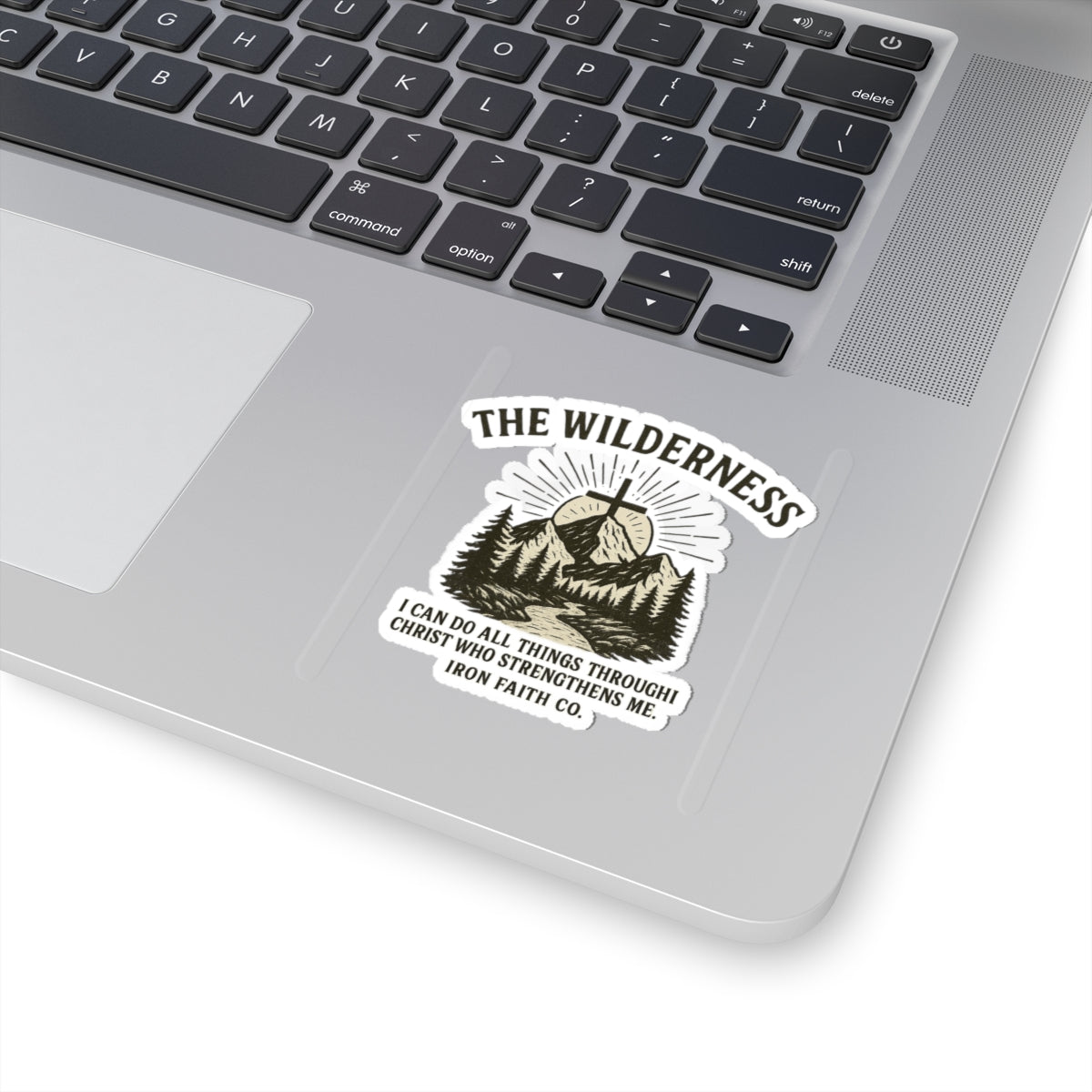 I can do all things through Christ | Wilderness Kiss-Cut Sticker