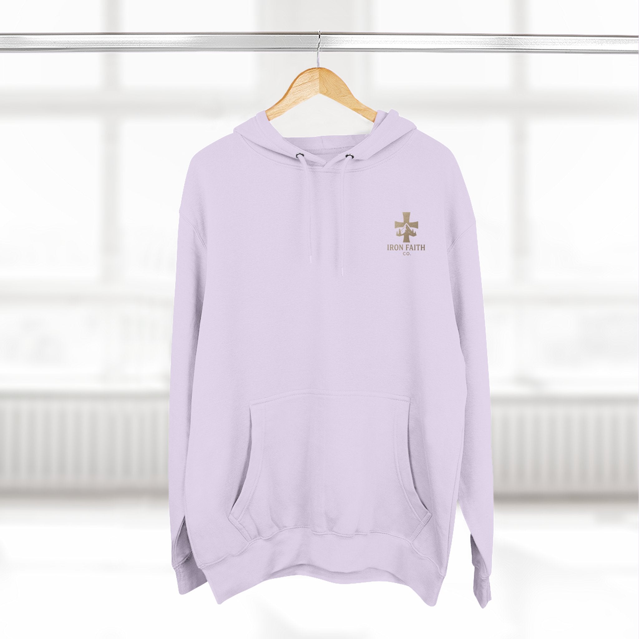 A Woman Who Fears The Lord Is Worthy Of Praise | Proverbs 31:30 | Iron Faith Co. |  Fleece Hoodie