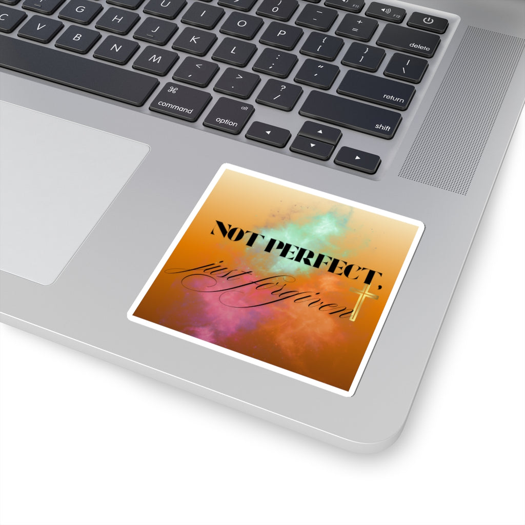 Iron Faith Co. | Not Perfect, Just Forgiven | Kiss-Cut Stickers