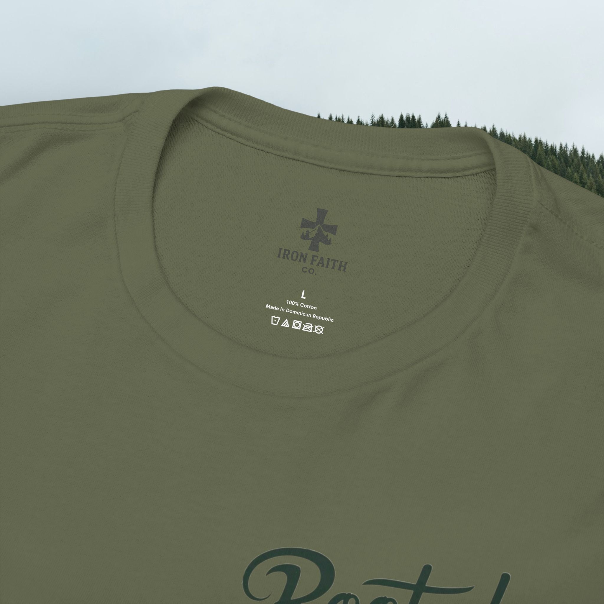 Iron Faith Co. | Rooted Christ Heavy Cotton Tee