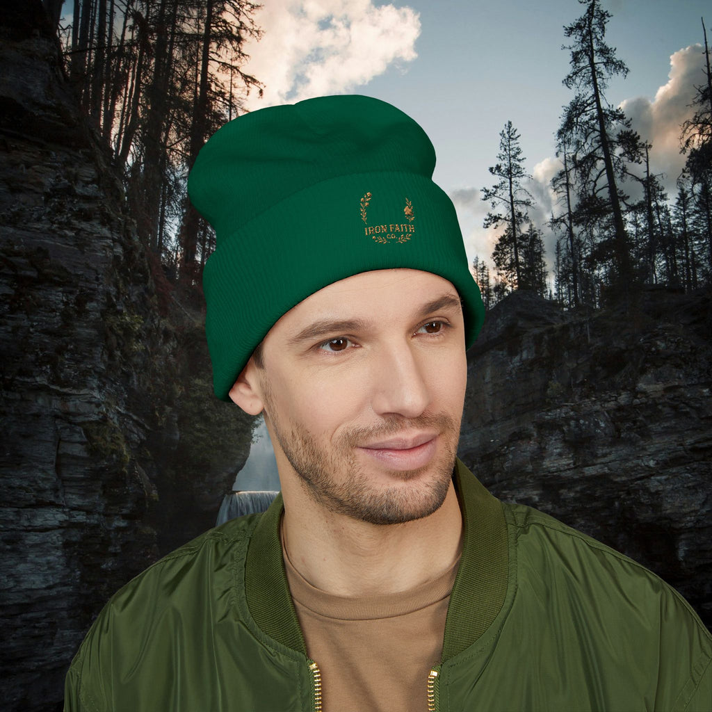 Iron Faith Embroidered Beanie