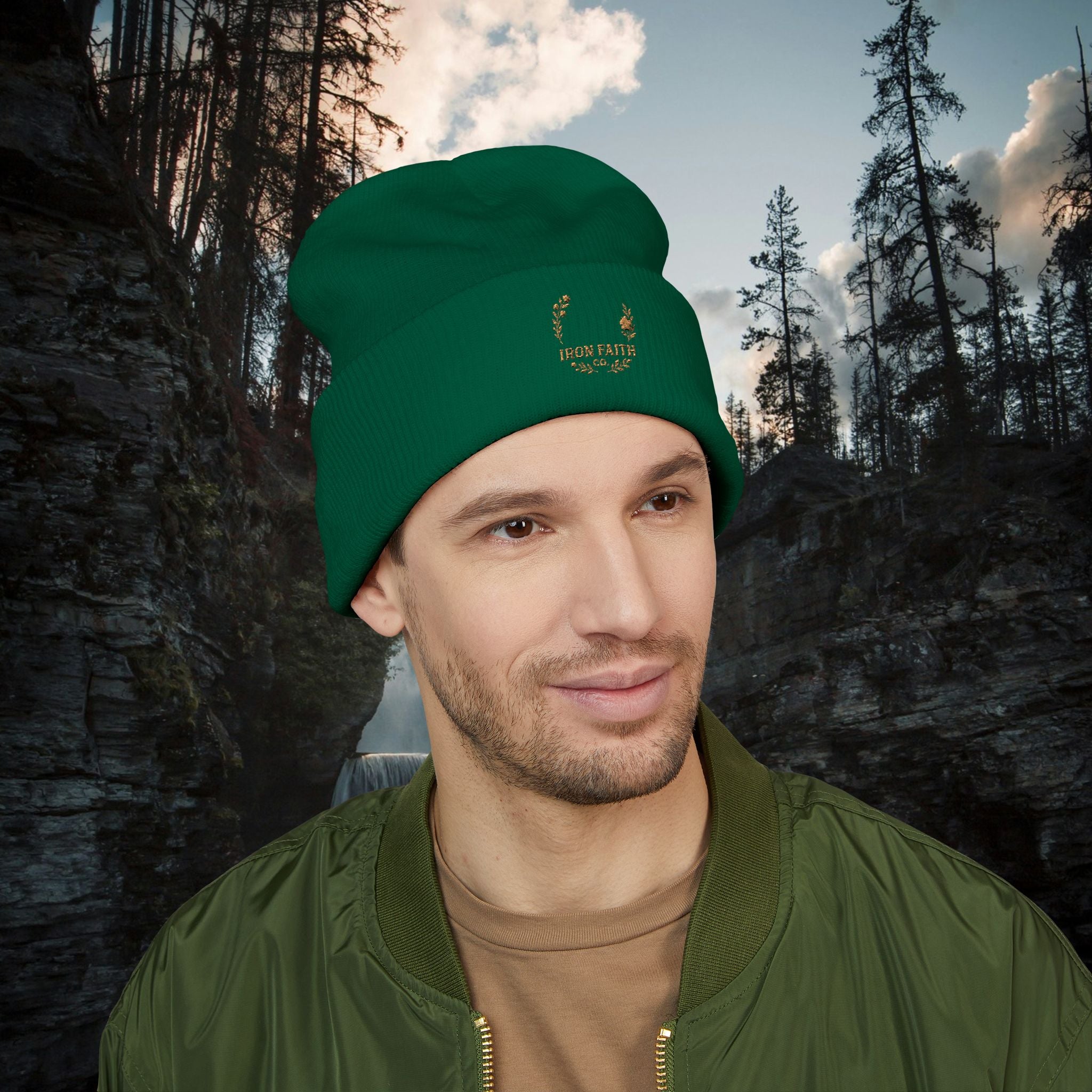 Iron Faith Embroidered Beanie