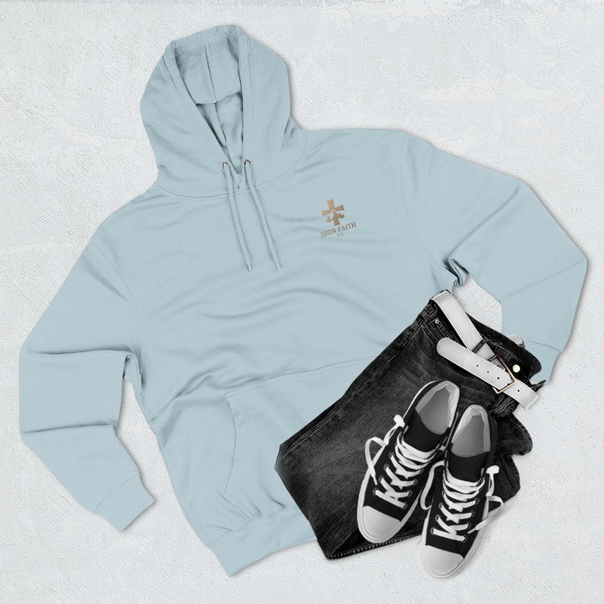 A Woman Who Fears The Lord Is Worthy Of Praise | Proverbs 31:30 | Iron Faith Co. |  Fleece Hoodie