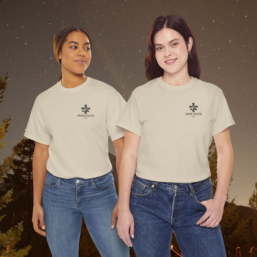 Iron Faith Co | Not Perfect, Just Forgiven - Unisex Heavy Cotton T-Shirt