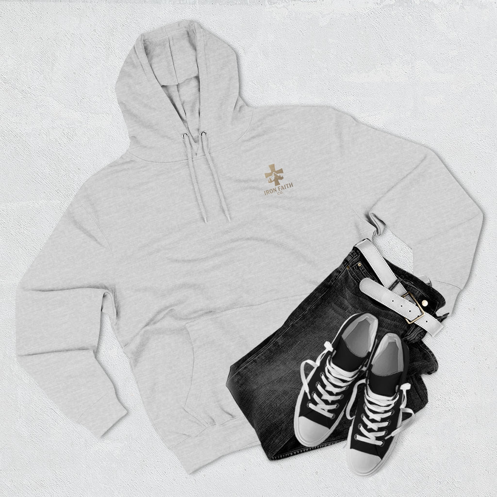 A Woman Who Fears The Lord Is Worthy Of Praise | Proverbs 31:30 | Iron Faith Co. |  Fleece Hoodie